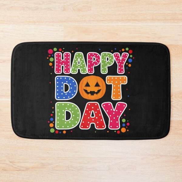 Item preview, Colorful Halloween Pumpkin Happy Fall Retro Polka Dot  designed and sold by dragonbol023.
