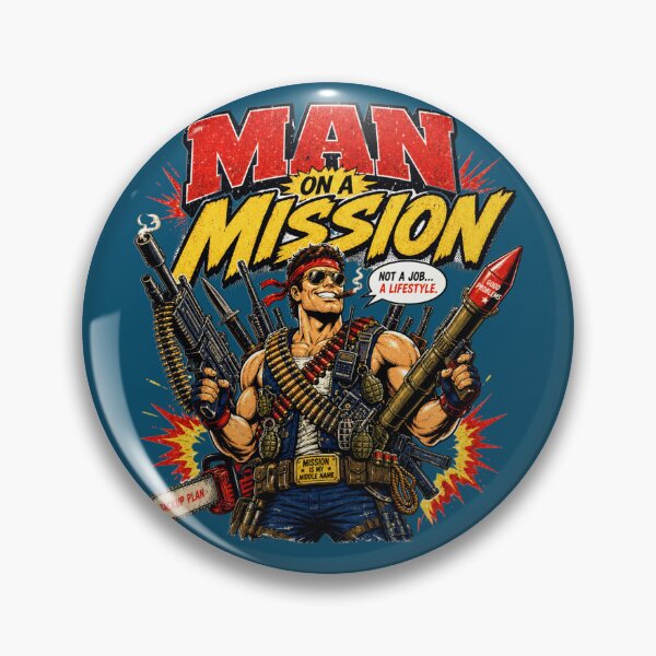 Item preview, MAN ON A MISSION LIFESTYLE designed and sold by SPOOFSHIRT.