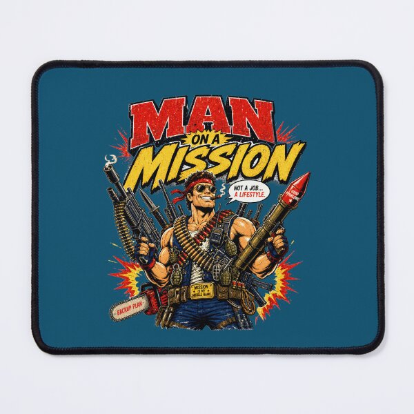 Item preview, MAN ON A MISSION LIFESTYLE designed and sold by SPOOFSHIRT.