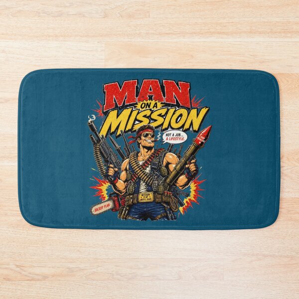 Item preview, MAN ON A MISSION LIFESTYLE designed and sold by SPOOFSHIRT.