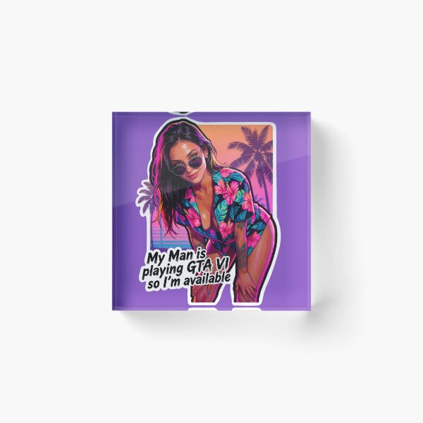 Item preview, My Man is playing GTA 6 designed and sold by Gracjanos.