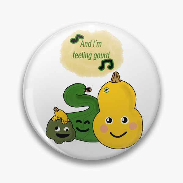 Item preview, Feeling Gourd Pun designed and sold by LisaLousPuns.