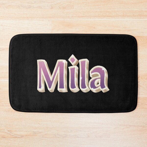 Item preview, Mila, Name in Gold, Pink and Purple with a Glam Style designed and sold by AloraDawnEve.