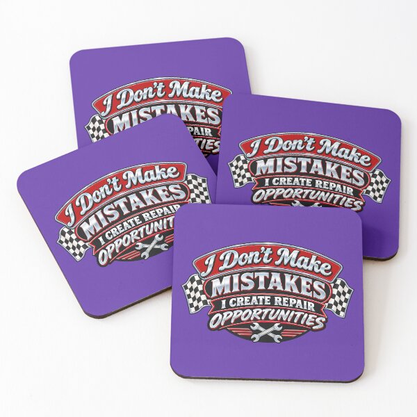 Item preview, I Don’t Make Mistakes – I Create Repair Opportunities (Mechanic Badge Design) designed and sold by DesignHouse07.