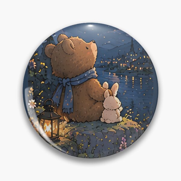 Item preview, Bear & Moon – Nighttime Bear Design designed and sold by KWW SHOP.
