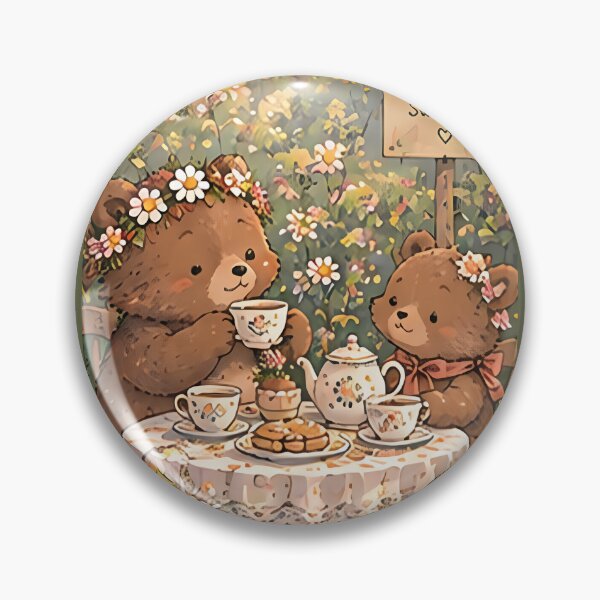 Item preview, Bear Tea Party – Cute Bear Design designed and sold by KWW SHOP.