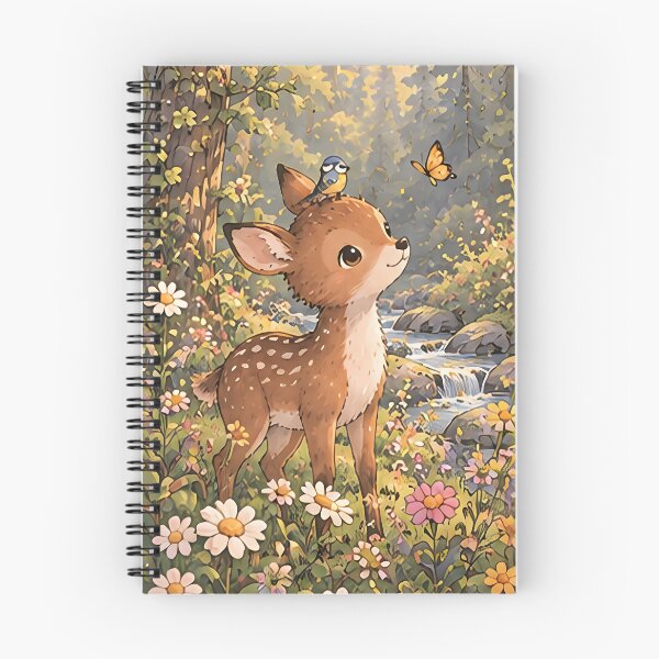 Item preview, Little Deer in the Forest – Cute Deer Illustration designed and sold by KWW SHOP.