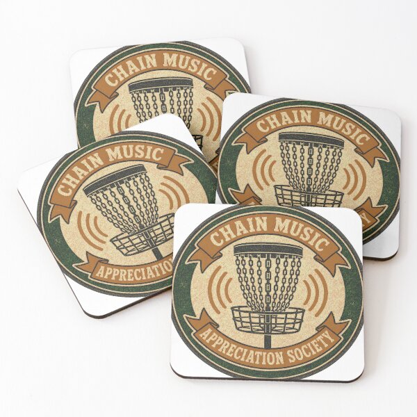 Item preview, Chain Music Appreciation Society Disc Golf Badge designed and sold by BoosterShop.
