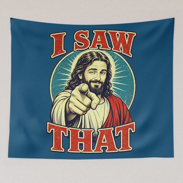 Item preview, JESUS SAW THAT designed and sold by SPOOFSHIRT.