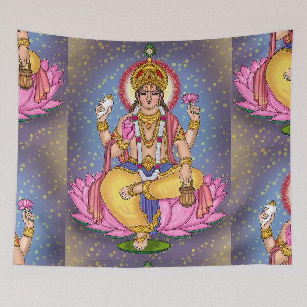 Item preview, Dhanvantari Digital Drawing | Hindu God of Ayurveda and Healing Art designed and sold by Harshit_Digital_Arts.