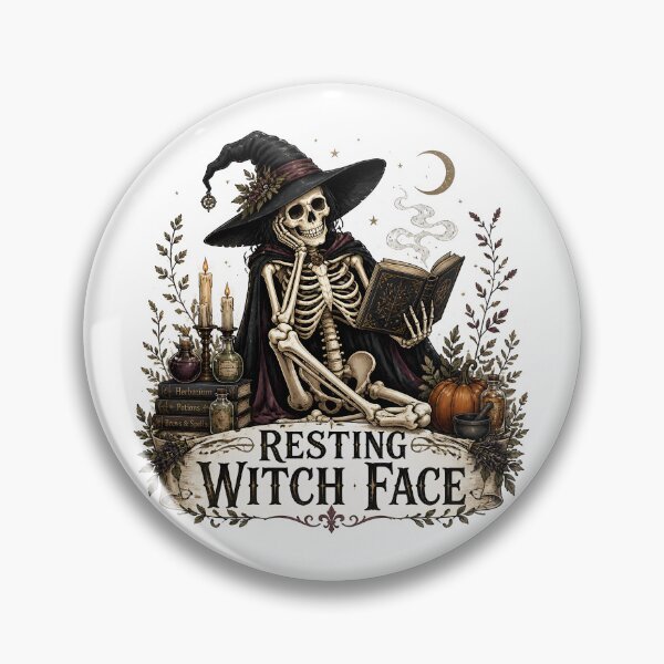 Item preview, Resting Witch Face designed and sold by BernoNickel.