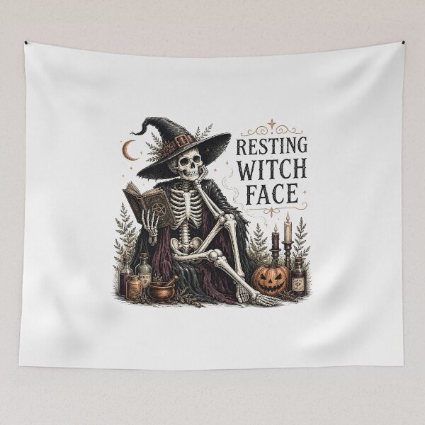 Item preview, Resting Witch Face designed and sold by BernoNickel.