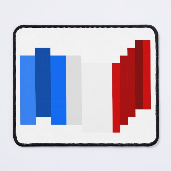 Item preview, Pixel France Flag designed and sold by HarveyHandcraftsandDesigns.