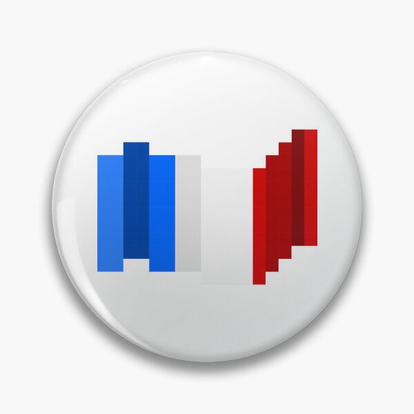 Item preview, Pixel France Flag designed and sold by HarveyHandcraftsandDesigns.