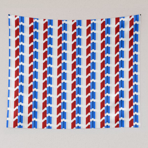Item preview, Pixel France Flag designed and sold by HarveyHandcraftsandDesigns.