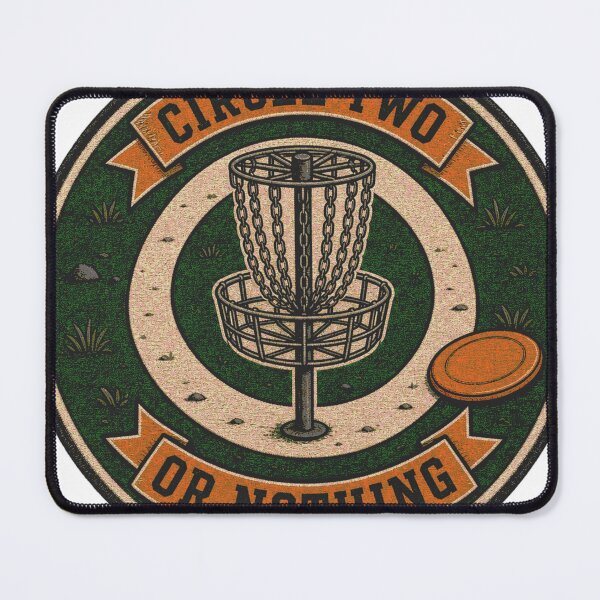 Item preview, Circle Two Or Nothing disc golf putting badge designed and sold by BoosterShop.