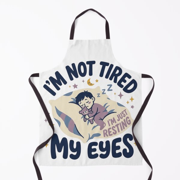Item preview, Im Not Tired Im Just Resting My Eyes Funny Bedtime Pajama Art designed and sold by mood-draftsman.