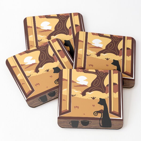 Item preview,  The Quite Autumn Through My Cat's Eyes Next To My Warm Coffee designed and sold by StickItToo.