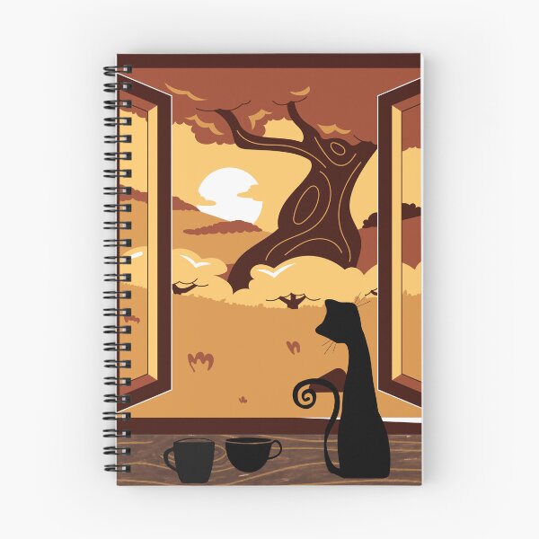Item preview,  The Quite Autumn Through My Cat's Eyes Next To My Warm Coffee designed and sold by StickItToo.