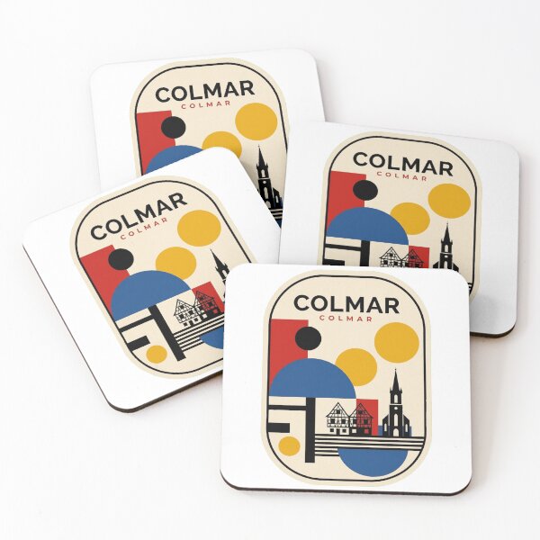 Item preview, Retro Colmar Bauhaus Geometric Skyline designed and sold by k3rstman1.