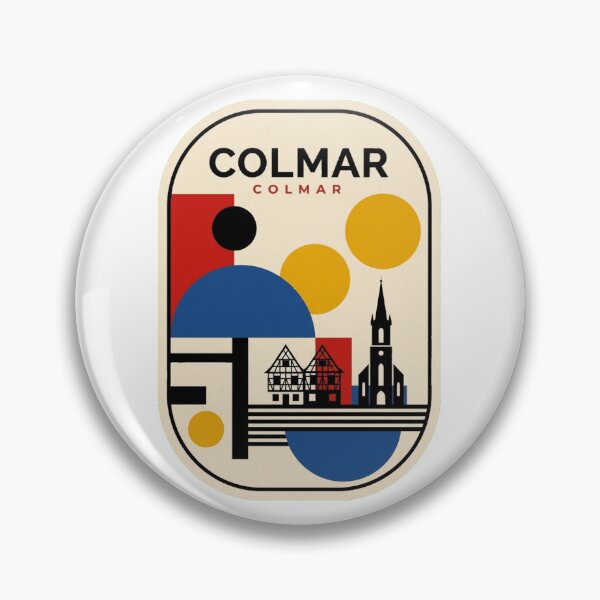 Item preview, Retro Colmar Bauhaus Geometric Skyline designed and sold by k3rstman1.