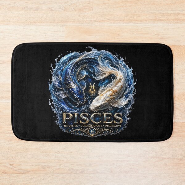 Item preview, Pisces Zodiac Art – Mystical Fish Astrology Design designed and sold by Classic Chaos Creations.