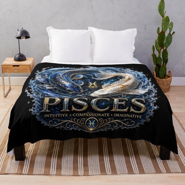 Item preview, Pisces Zodiac Art – Mystical Fish Astrology Design designed and sold by Classic Chaos Creations.