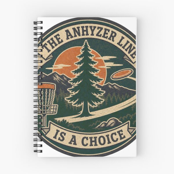 Item preview, The Anhyzer Line Is A Choice Disc Golf Emblem designed and sold by BoosterShop.