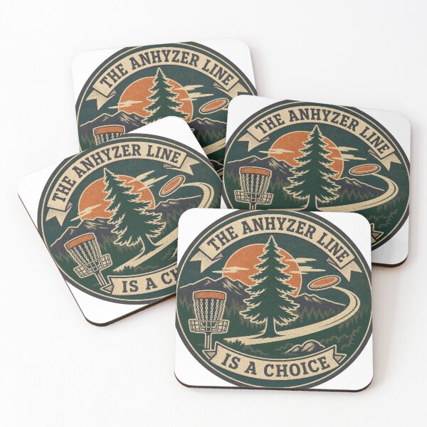 Item preview, The Anhyzer Line Is A Choice Disc Golf Emblem designed and sold by BoosterShop.