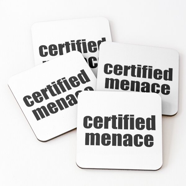 Item preview, Certified Menace Bold Text designed and sold by Alphakenon.
