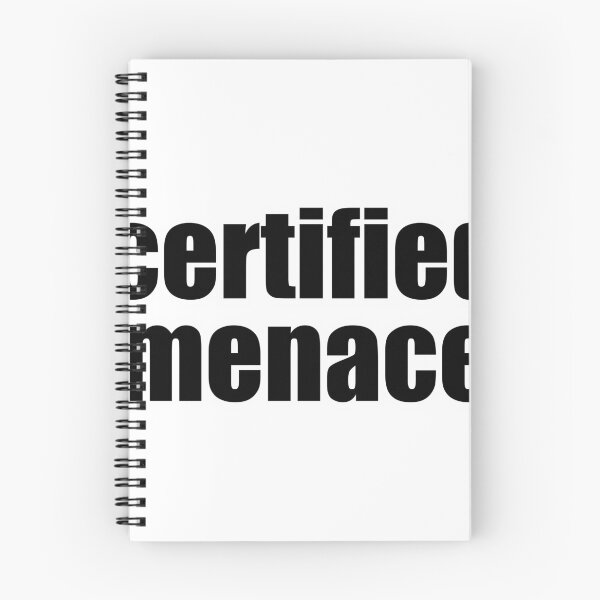Item preview, Certified Menace Bold Text designed and sold by Alphakenon.