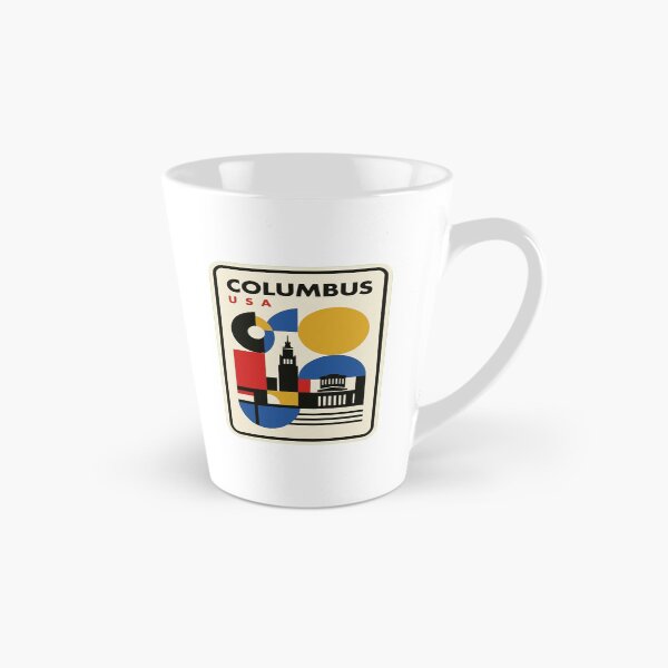 Item preview, Retro Columbus Bauhaus Geometric Skyline designed and sold by k3rstman1.