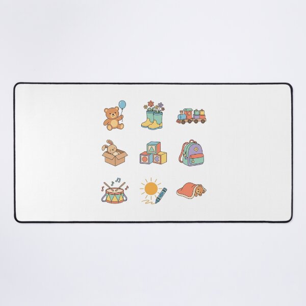 Item preview, Cute Pastel Toy Sticker Sheet Vintage Storybook Childhood Nursery Art designed and sold by mood-draftsman.
