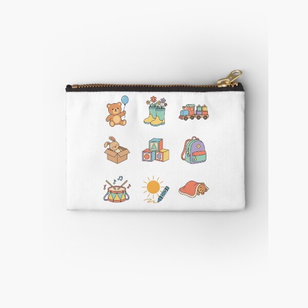 Item preview, Cute Pastel Toy Sticker Sheet Vintage Storybook Childhood Nursery Art designed and sold by mood-draftsman.