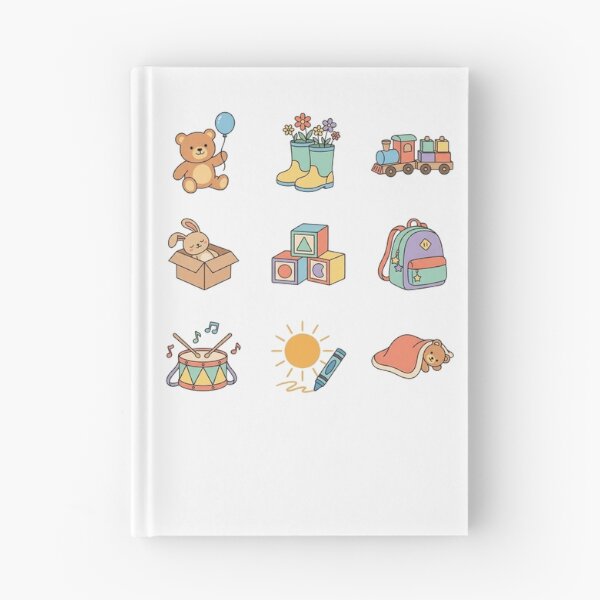 Item preview, Cute Pastel Toy Sticker Sheet Vintage Storybook Childhood Nursery Art designed and sold by mood-draftsman.