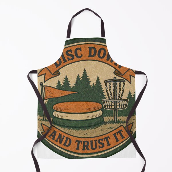Item preview, Disc Down and Trust It Disc Golf Wind Badge designed and sold by BoosterShop.