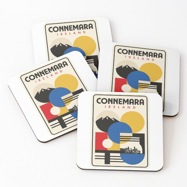 Item preview, Retro Connemara Bauhaus Geometric Skyline designed and sold by k3rstman1.