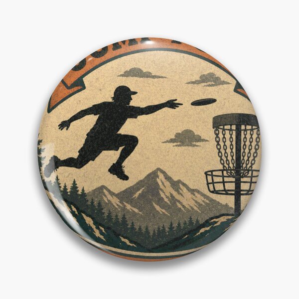 Item preview, Jump Putt At Your Own Risk Disc Golf Badge designed and sold by BoosterShop.