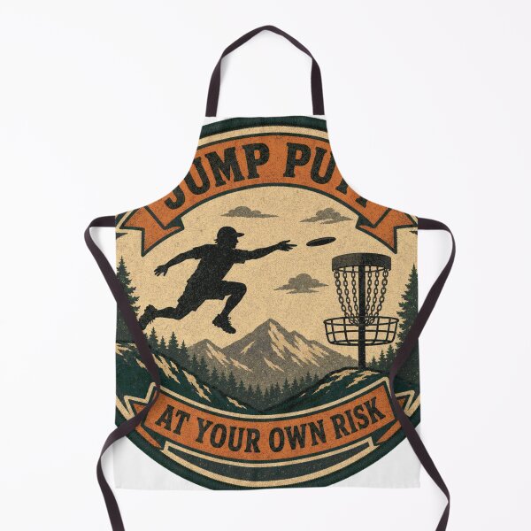 Item preview, Jump Putt At Your Own Risk Disc Golf Badge designed and sold by BoosterShop.