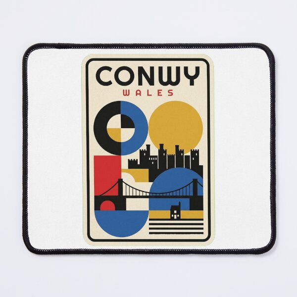 Item preview, Retro Conwy Bauhaus Geometric Skyline designed and sold by k3rstman1.