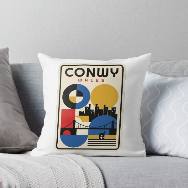 Item preview, Retro Conwy Bauhaus Geometric Skyline designed and sold by k3rstman1.