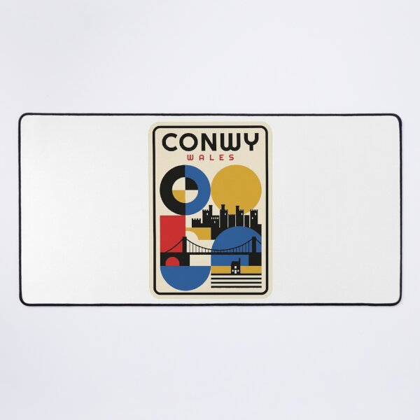 Item preview, Retro Conwy Bauhaus Geometric Skyline designed and sold by k3rstman1.