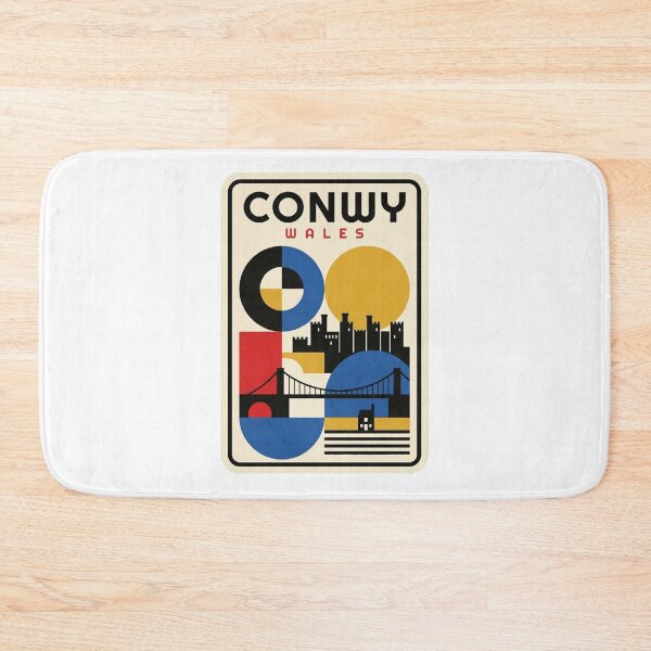 Item preview, Retro Conwy Bauhaus Geometric Skyline designed and sold by k3rstman1.