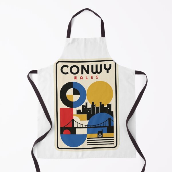 Item preview, Retro Conwy Bauhaus Geometric Skyline designed and sold by k3rstman1.