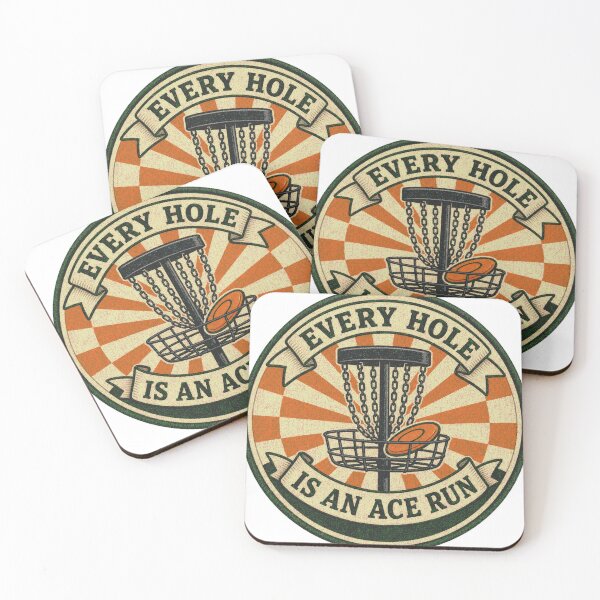 Item preview, Every Hole Is An Ace Run Disc Golf Sun Badge designed and sold by BoosterShop.