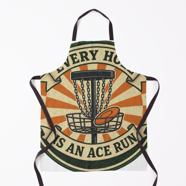 Item preview, Every Hole Is An Ace Run Disc Golf Sun Badge designed and sold by BoosterShop.