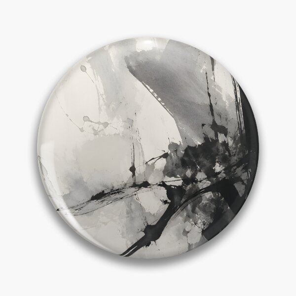 Item preview, Black and Gray Ink Wash Abstract Expressionist Art designed and sold by GutyzDesignsES.