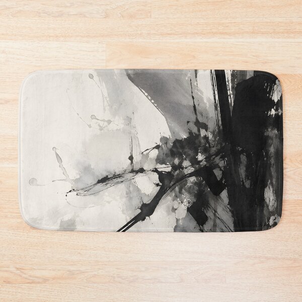 Item preview, Black and Gray Ink Wash Abstract Expressionist Art designed and sold by GutyzDesignsES.