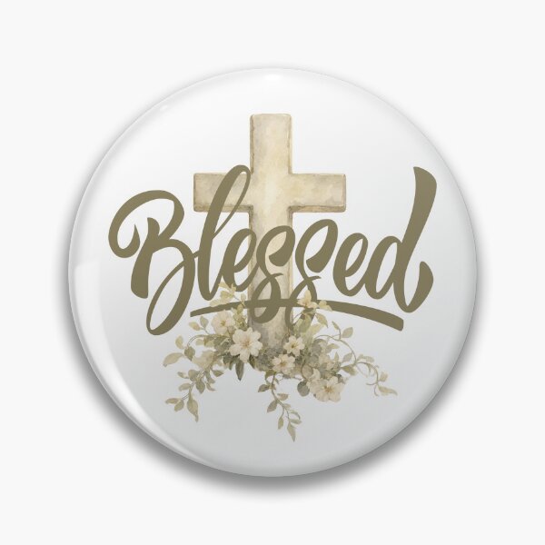 Item preview, Blessed Flower Cross designed and sold by TeachersCubby.