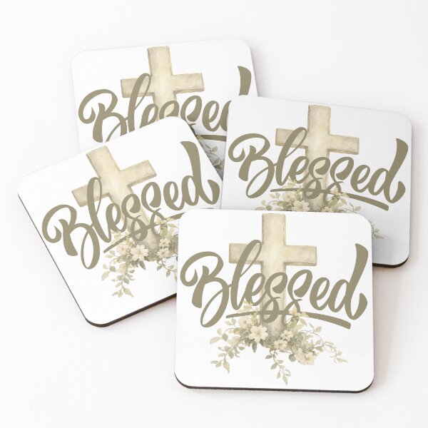 Item preview, Blessed Flower Cross designed and sold by TeachersCubby.